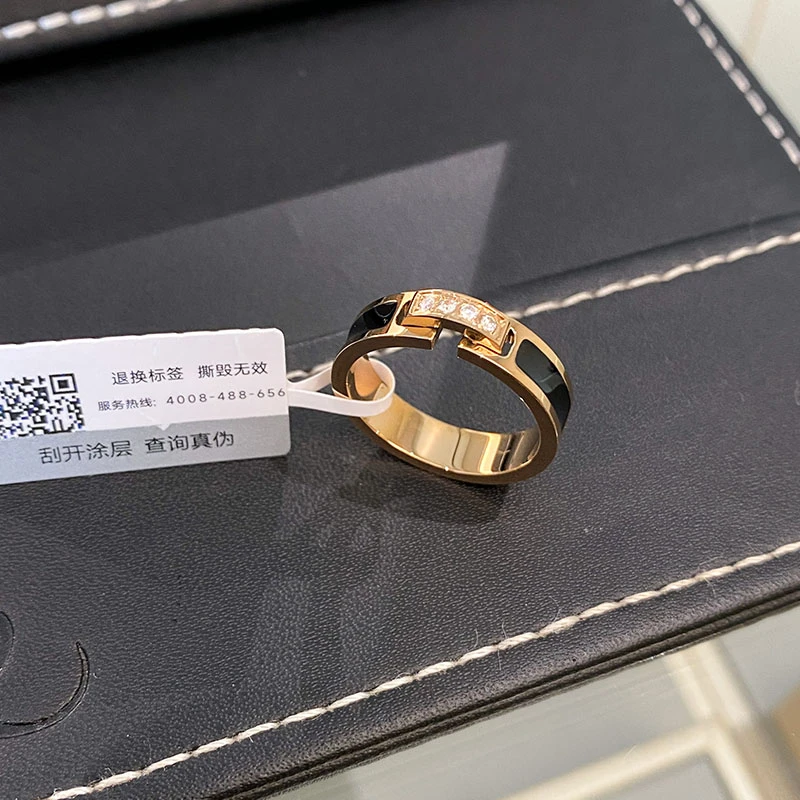 CK 钛钢戒指 网红爆款镶钻戒指小众ins时尚百搭个性高级戒指女生