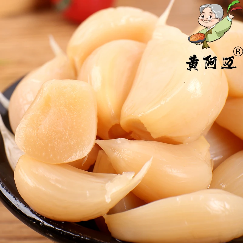 【安哥田姐专享】 延边老式传统酸甜大蒜350g3袋装手工腌制泡菜