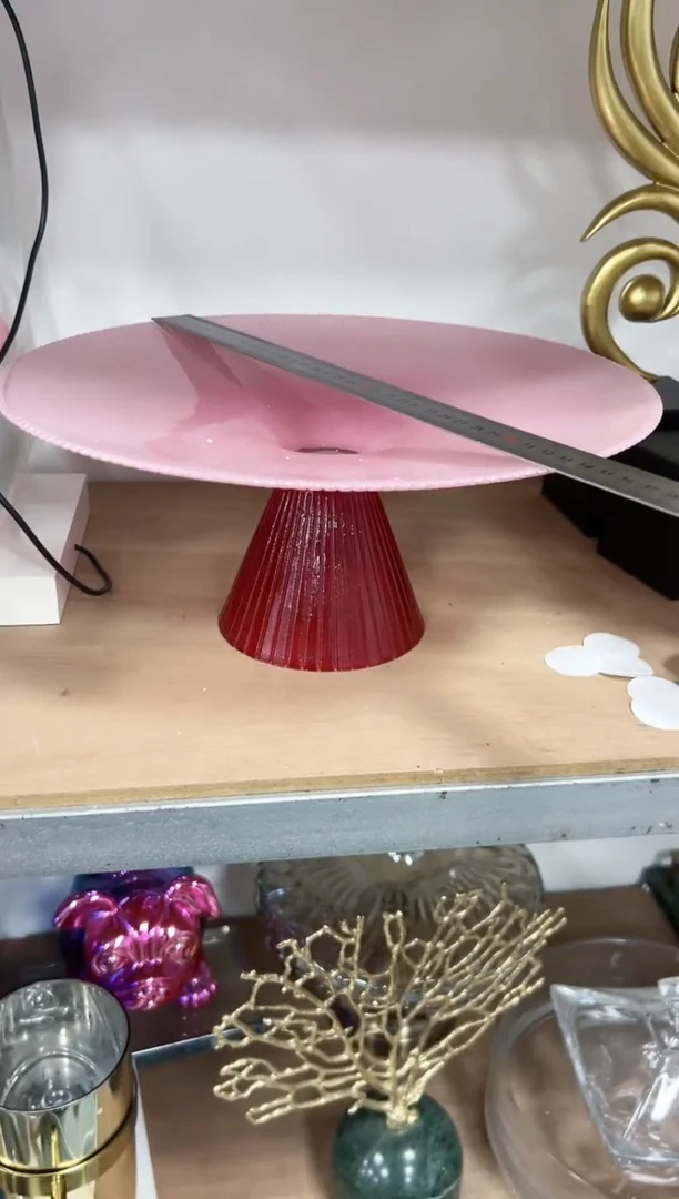【闪购商品】悦美撞色果盘粉色