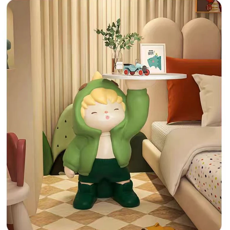 【交个朋友】恐龙男孩边几网红动物轻奢可爱卧室创意简约玄关暴力熊