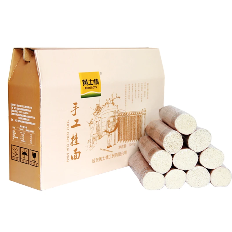 黄土情 手工空心挂面礼盒2000g