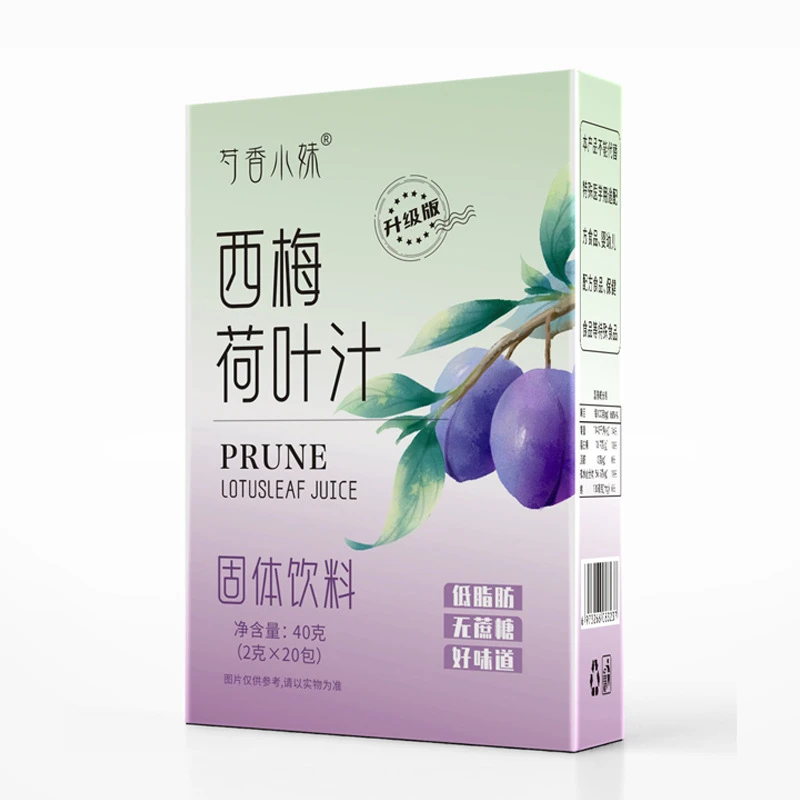 芍香小妹西梅荷叶汁20条油柑橘粉西梅汁膳食纤维果蔬蓝莓酵素饮品