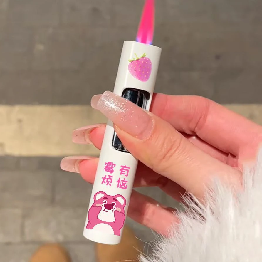 网红款卡通可爱三丽鸥库洛米送给男友玉桂狗创意荧光防风打火机