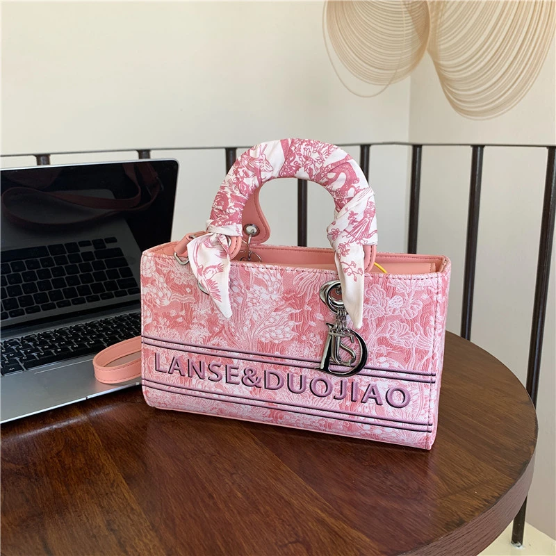 小众轻奢复古戴妃包洋气手提包气质百搭单肩包女士时尚包斜跨包