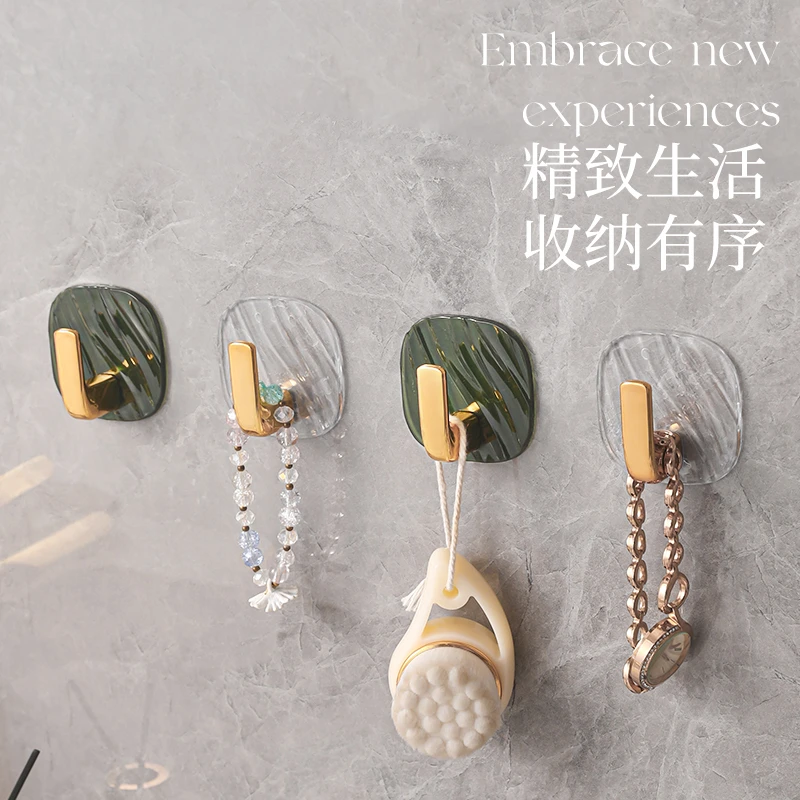 卫生间免打孔粘贴挂钩门后壁挂衣服厨房粘钩多功能强力无痕粘胶钩