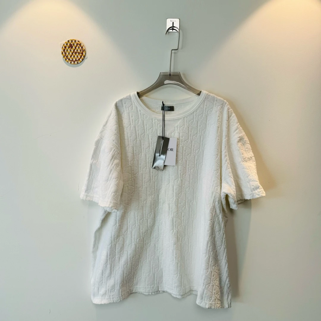 Dior 迪奥 Oblique印花 满印Logo圆领 短袖 2XL码 衣长73胸围136