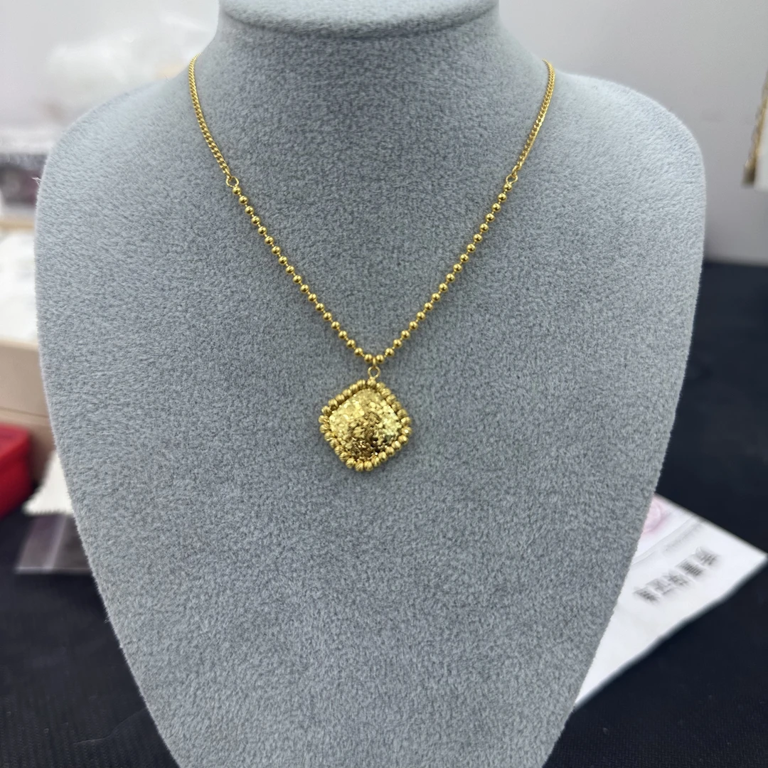 足金999碎碎冰套链