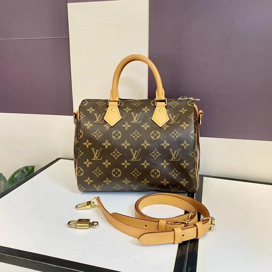 95新 LouisVuitton/路易威登 LV    sp25 老花单肩斜跨手提包-3