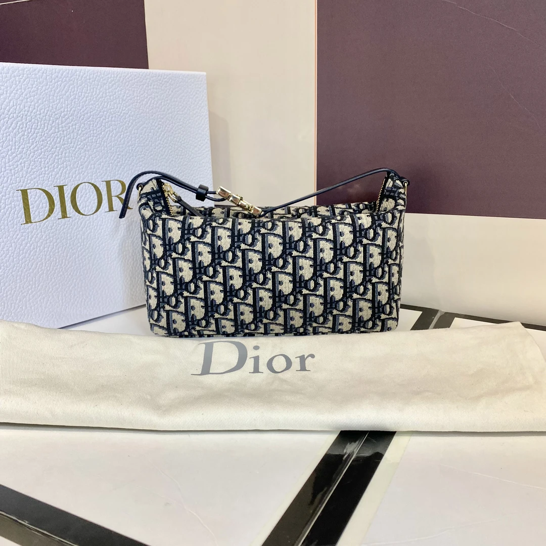 95新 Dior/迪奥 迪奥   老花经典饭盒包 手提包-1