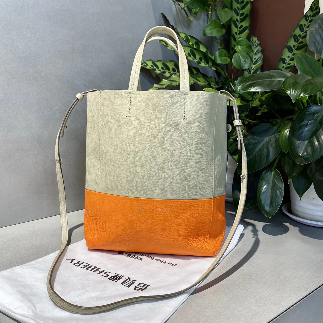 95新 Celine/思琳 思琳   拼色水桶包 单肩斜挎包