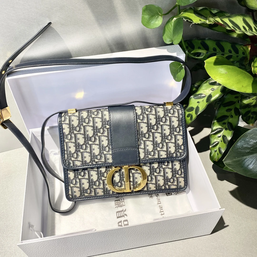 95新 DIOR/迪奥 迪奥    老花蒙田  单肩斜挎包
