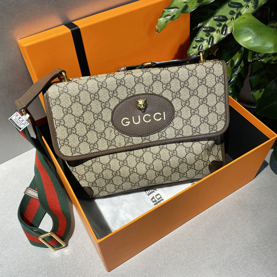 95新 GUCCI/古驰 古驰   虎头小号 斜挎邮差 单肩斜跨包