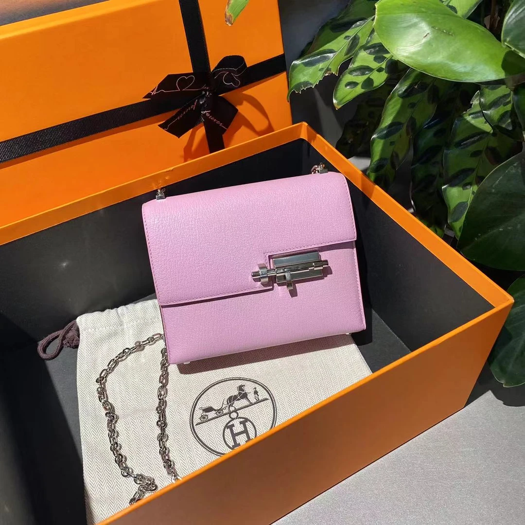 95新 Hermes/爱马仕 爱马仕   C刻翻盖包 单肩斜挎包