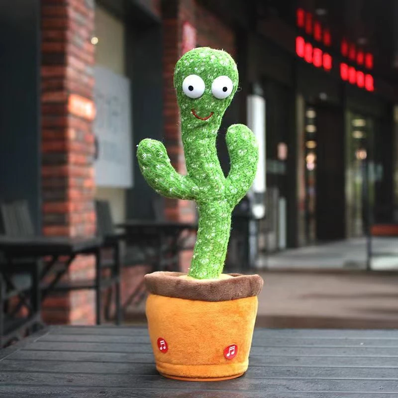 仙人掌玩具可拆洗会唱歌使用的摇摆儿童网红爆款礼物哄娃吓哭材质