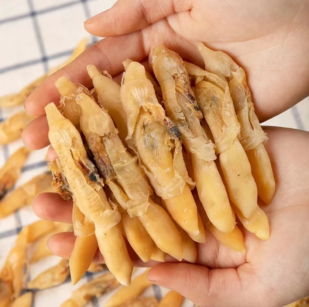 蛏子干新鲜淡晒干净无沙大蛏子 海鲜干货