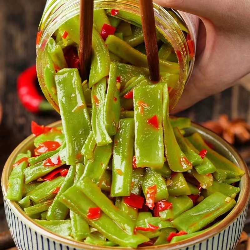 湖南剁椒爽脆贡菜下饭菜瓶装开味拌饭辣椒酱湖南特产咸菜榨菜即食