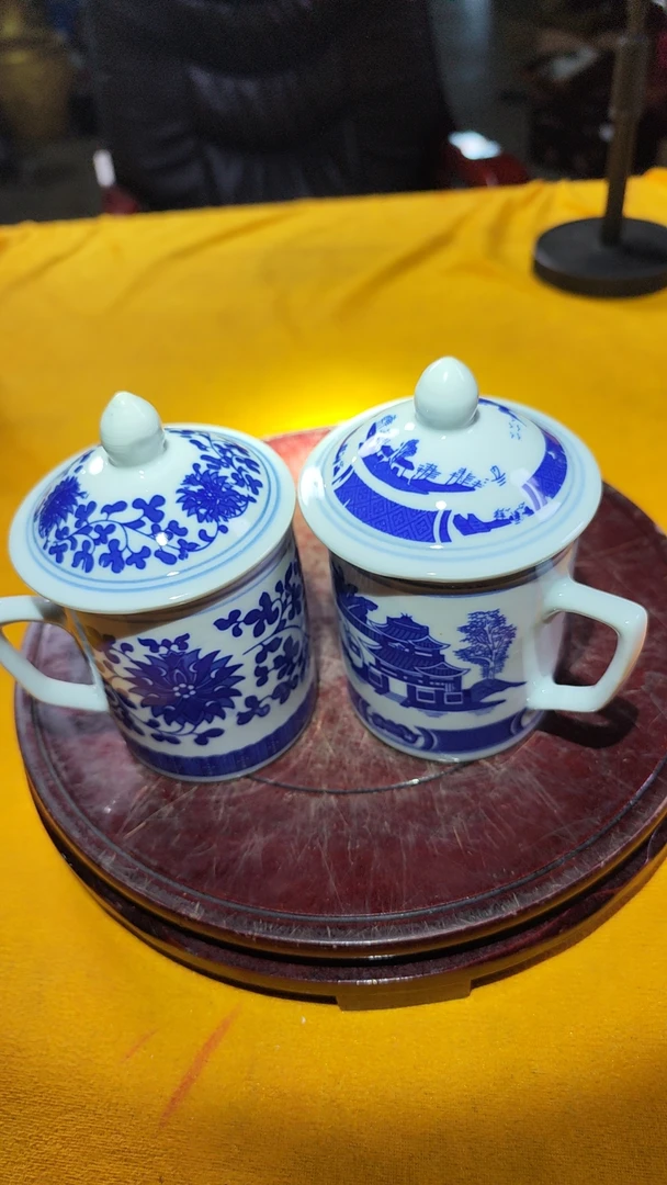 AS30景德镇青花领导杯/批量不固定一对