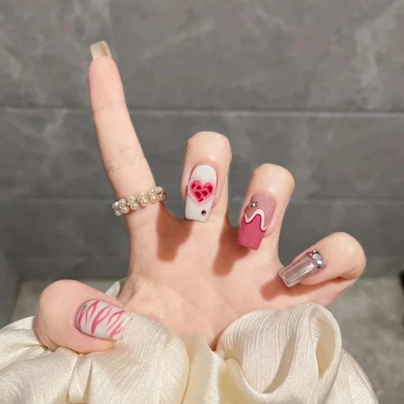 Sen纯手工直播间专用链接纯手工穿戴甲高级感国风系列成品美甲