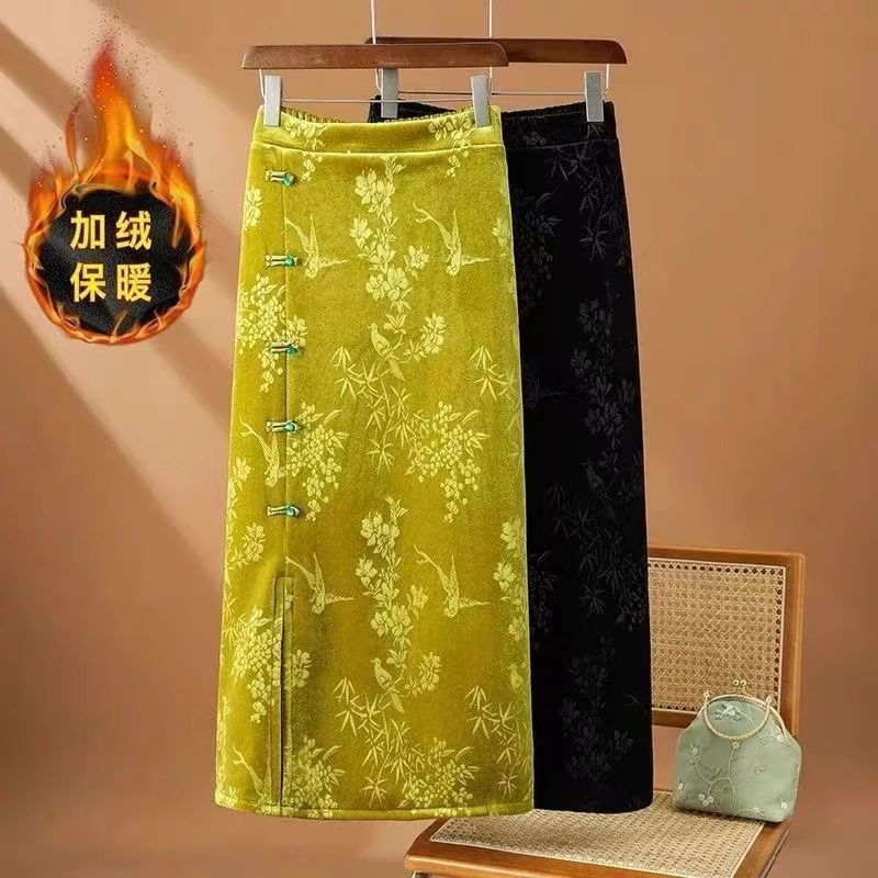 菲尔玛新款丝绒半身裙