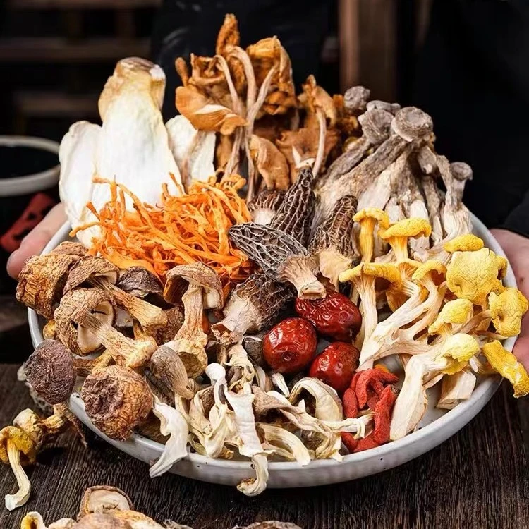 七彩菌汤包云南菌菇干货羊肚菌虫草花鸡油菌菇包食用蘑菇煲汤料