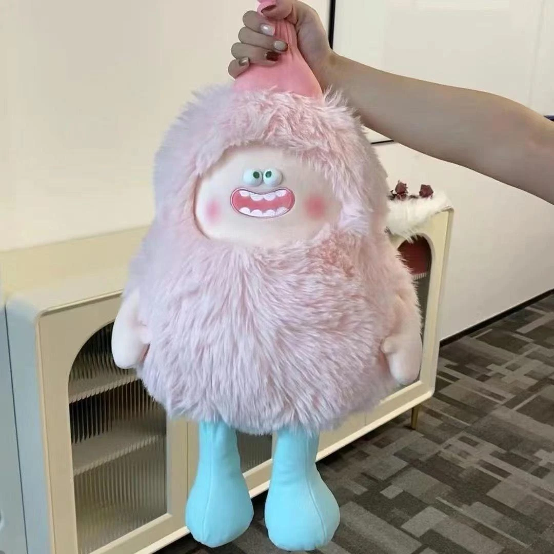 长毛恶魔小怪兽公仔毛绒玩具丑萌玩偶陪睡抱枕可爱送男女生日礼物