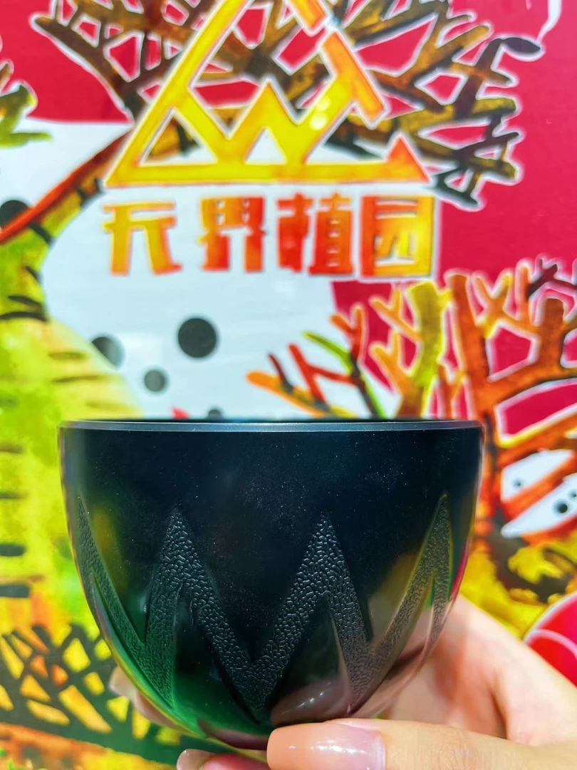 黑胶加厚闪电块根盆大号仙人球潮流植物塑料花盆