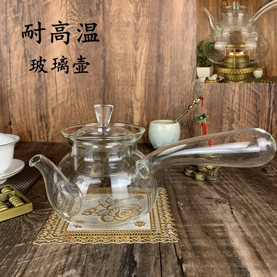 耐高温透明玻璃烧水壶可明火烧水煮茶