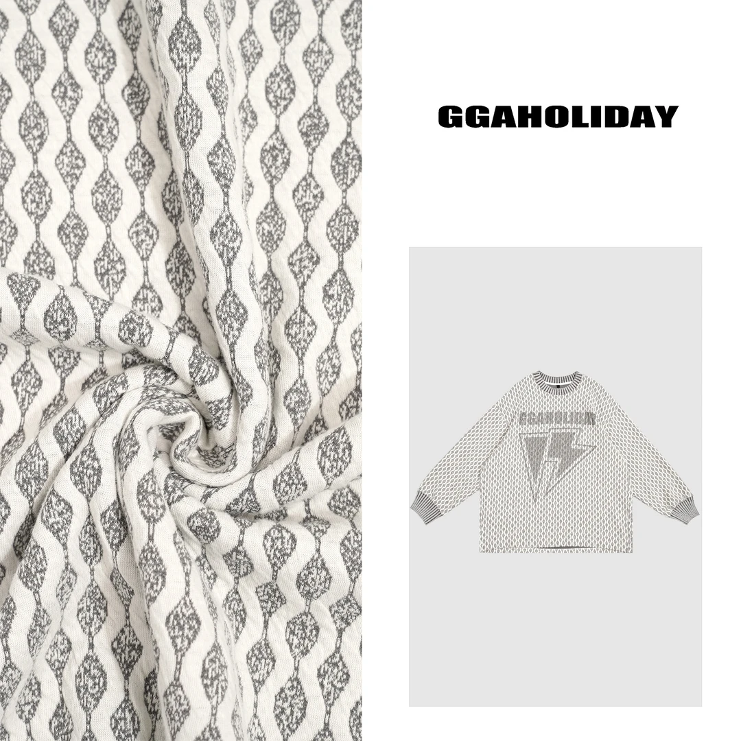 【上新】GGAHOLIDAY秋冬新款时尚百搭复古针织保暖情侣卫衣-144103