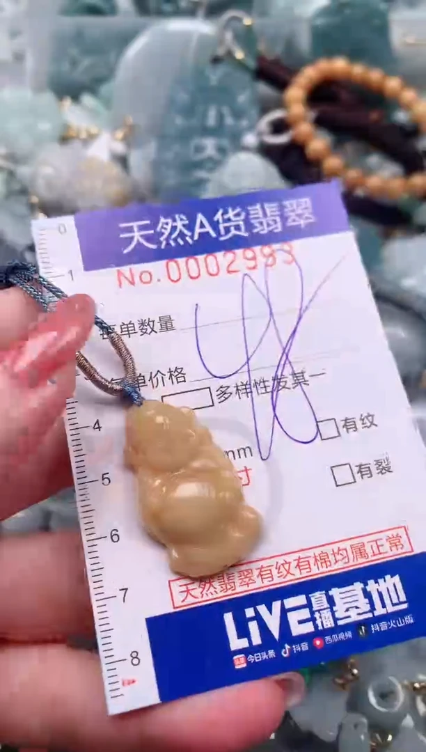 【闪购商品】翡翠颈饰未镶嵌00002993