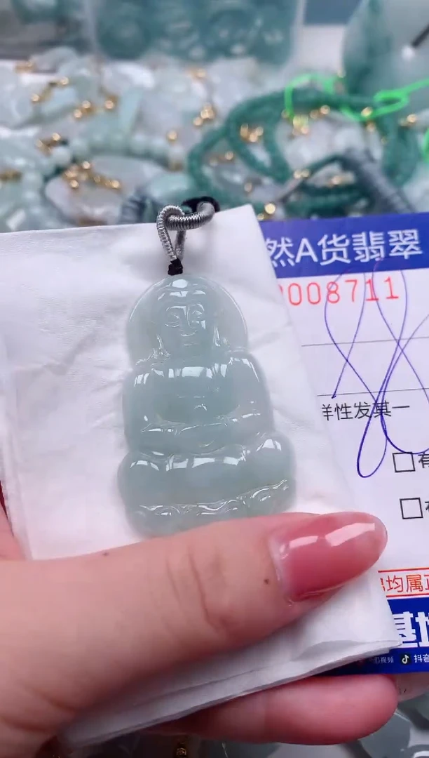 【闪购商品】翡翠颈饰未镶嵌00008711