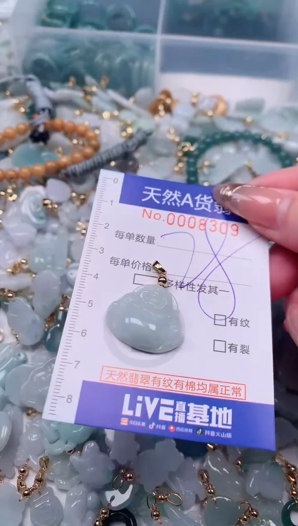 【闪购商品】翡翠颈饰未镶嵌00008309