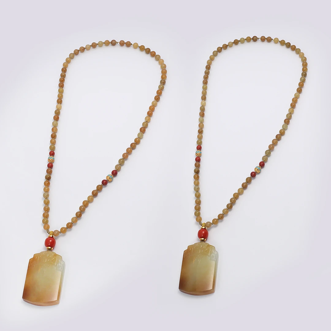 预售新疆和田玉糖白攻防兼备RB242659尺寸约37*57mm多样发发一件