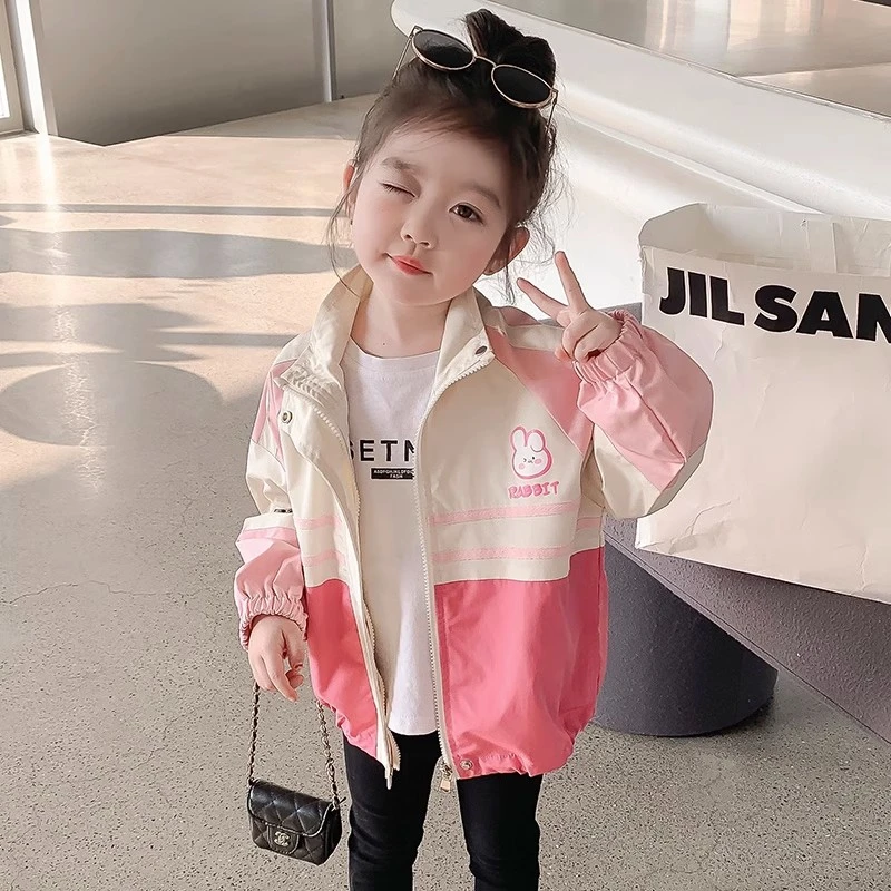 女童外套春秋款2023新款时髦儿童洋气秋季衣服女宝宝网红秋装夹克