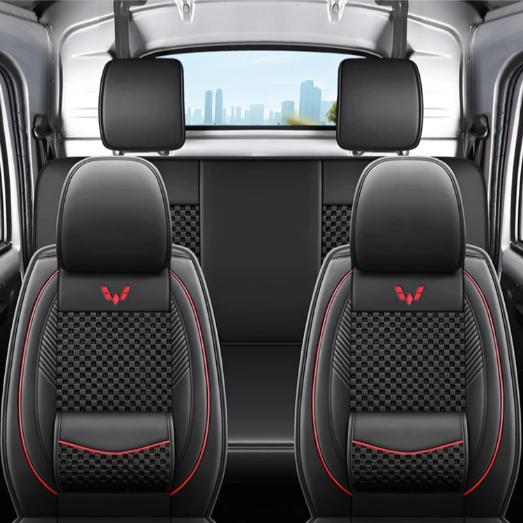 五菱新卡/小卡/单排/双排专车专用皮拼机编四季全包汽车座套
