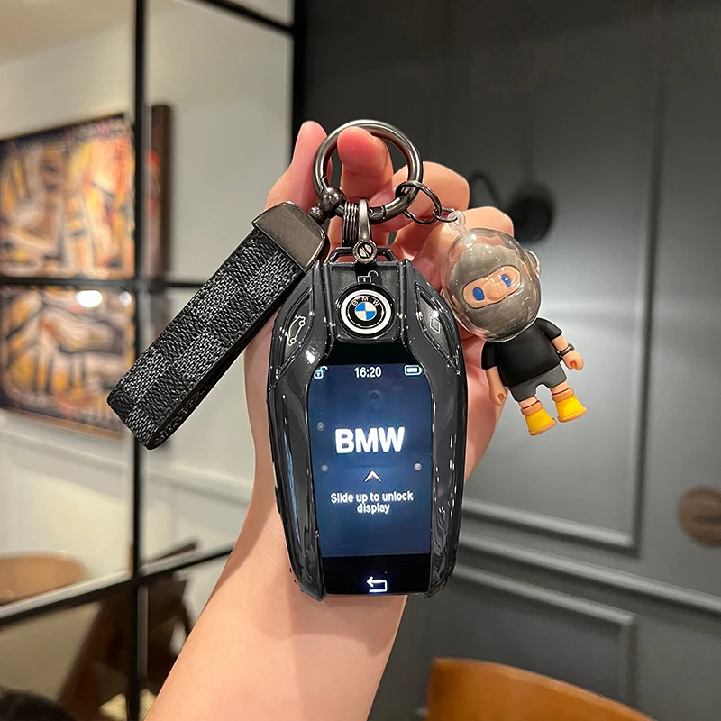 宝马液晶钥匙套7系740车730新5系535le男士x5刀锋x7扣8系6系gt壳