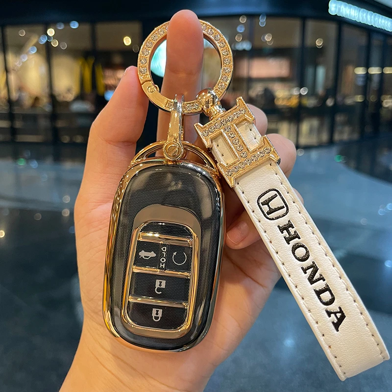 适用本田钥匙套十一代思域新本田型格新思域11代钥匙包壳扣2022款