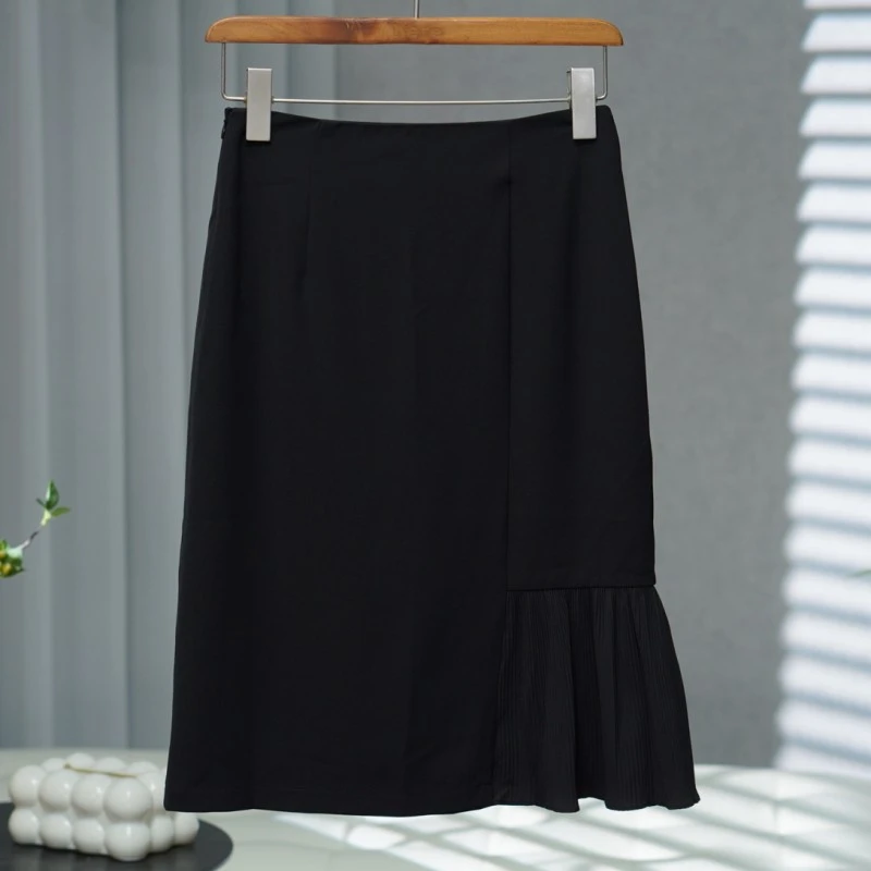 咏系列  Y339   女装时尚撤柜休闲半身裙黑色Y5116006