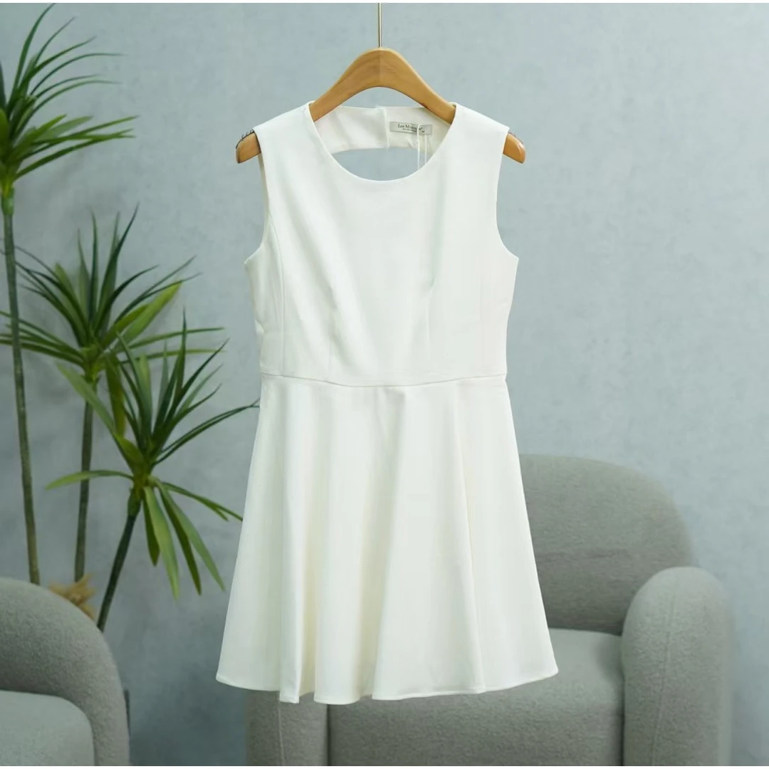 枺系列   WY521   女装简约时尚连衣裙大白4121032