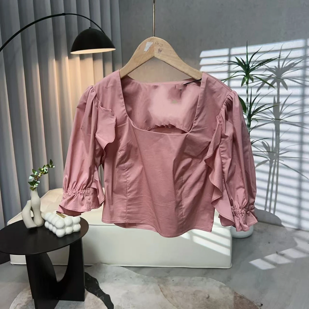 LI丽系列  Z283   女装时尚撤柜上衣小衫仙粉黛85301271