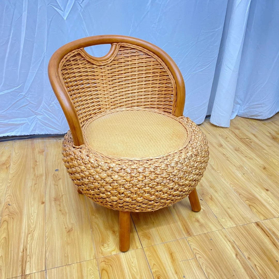 印尼玛瑙藤手工制作真藤宝宝懒人椅藤椅客厅休闲椅阳光房阳台凳子