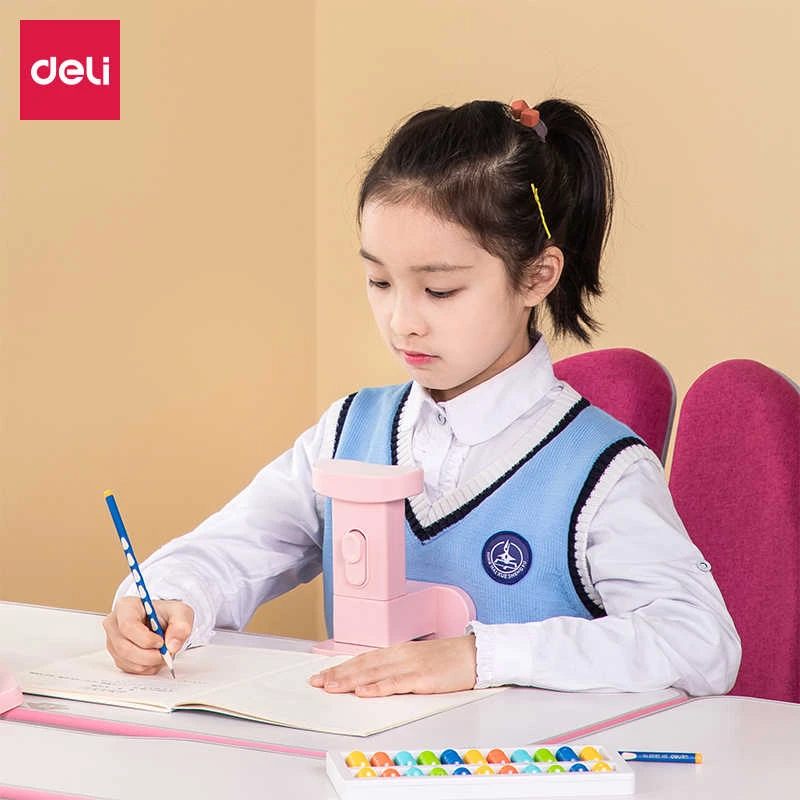 得力70540儿童小学生坐姿矫正器纠正写字姿势仪架纠正姿势坐姿器