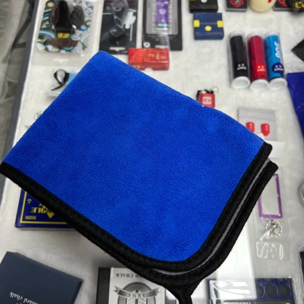 台球毛巾球杆毛巾擦杆布球杆清洁巾洗球布台球桌擦拭布台球杆毛巾