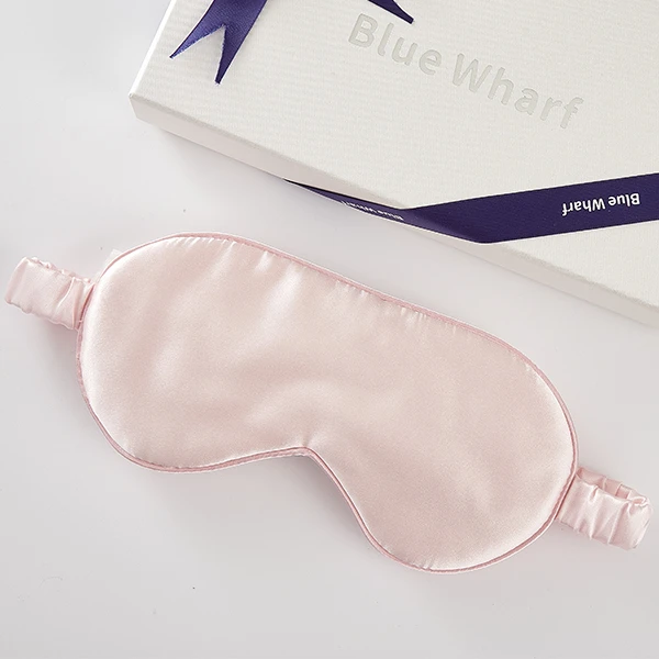 Blue Wharf百搭简约时尚可爱超仙森系真丝桑蚕丝眼罩发绳