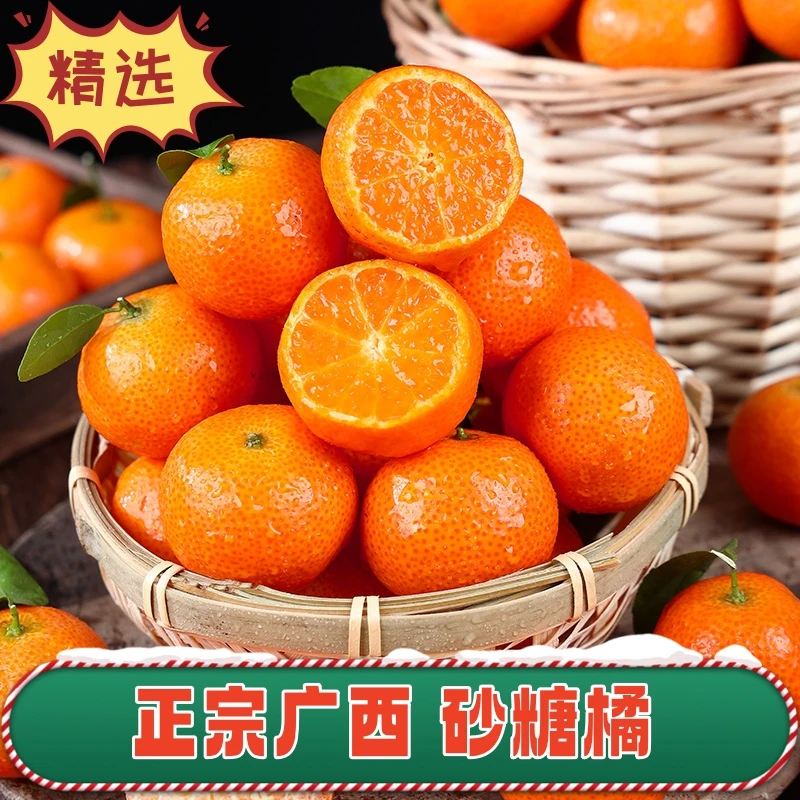 T6-正宗广西甜度砂糖橘成熟采摘香甜多汁新鲜应季水果鲜甜品质