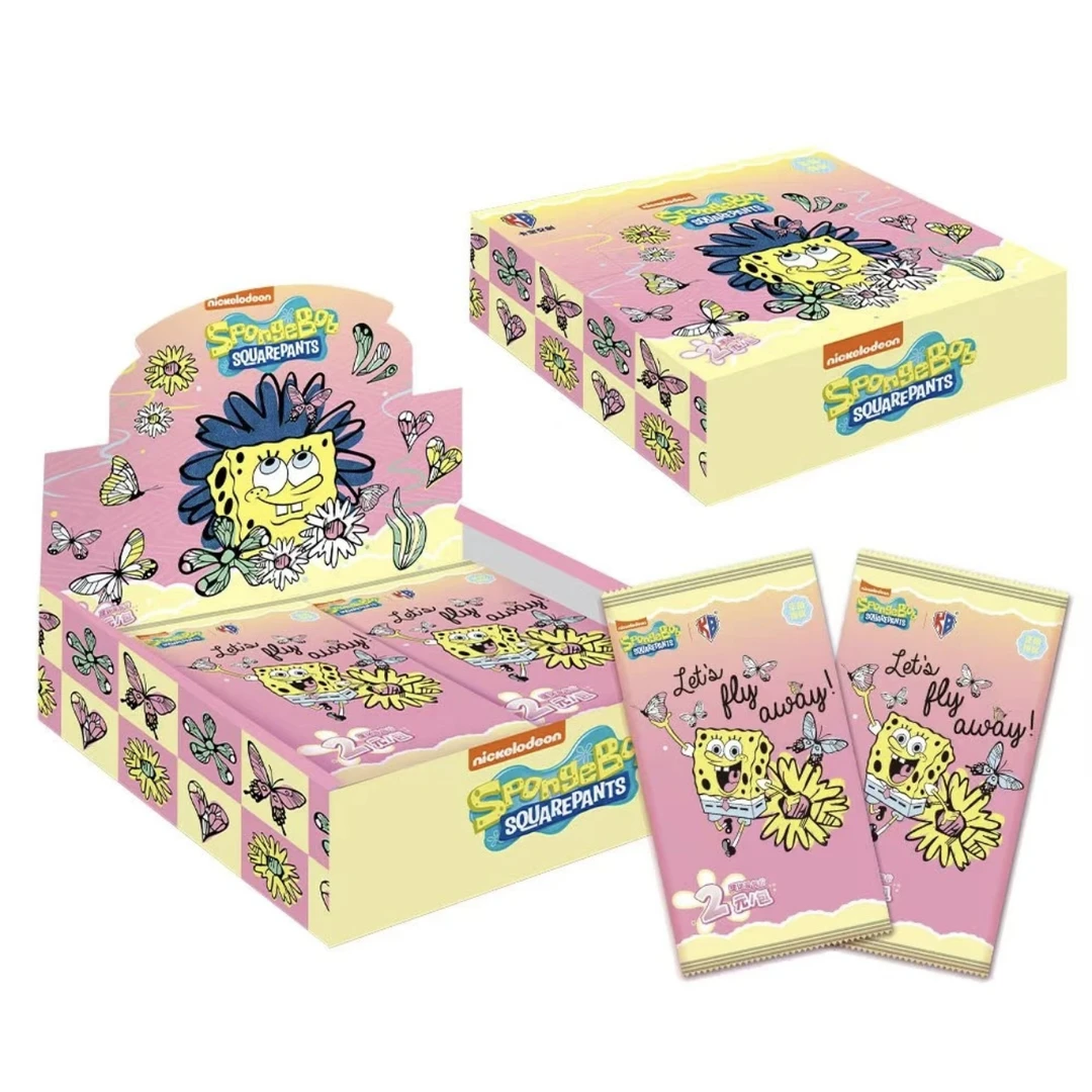 卡宝文创海绵宝宝神秘盒子2元包拍立得收藏卡牌正版授权 盲盒代拆