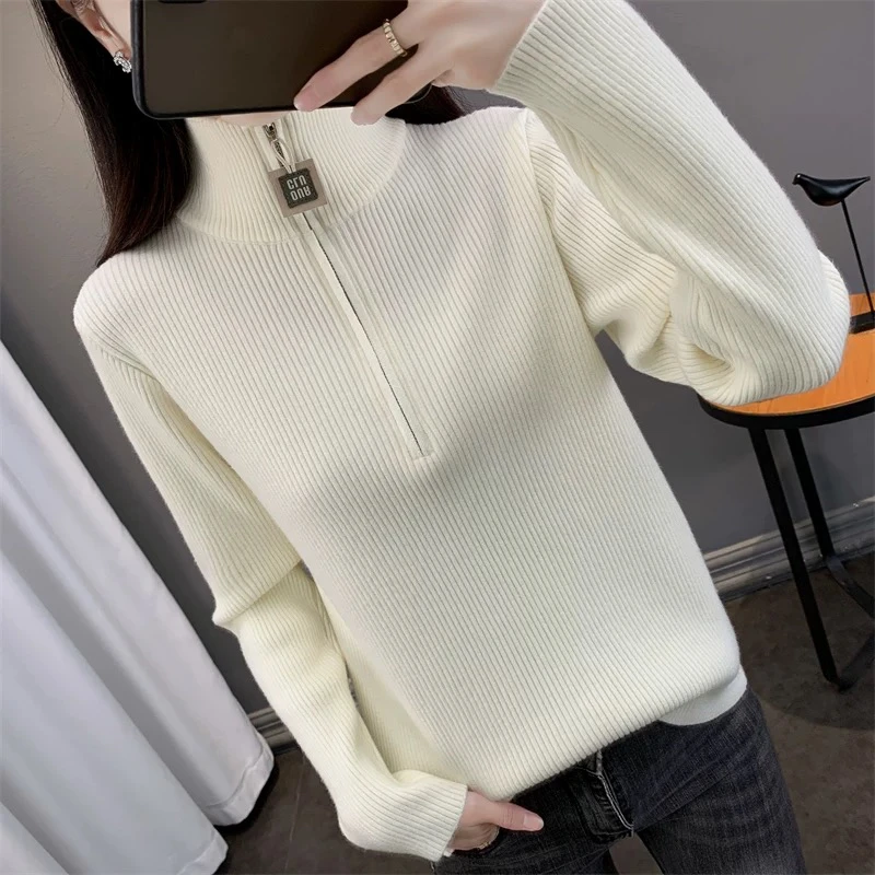 2024新款半高领气质毛衣
