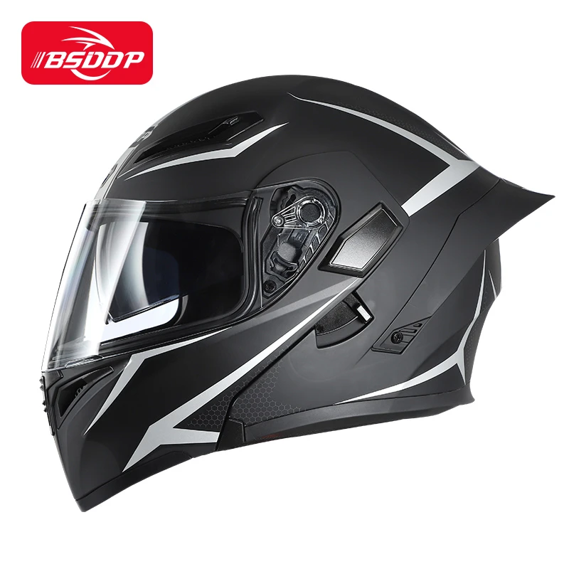 【DOT/3C双重认证】赤道者  摩托车头盔男女通用个性揭面盔四季款