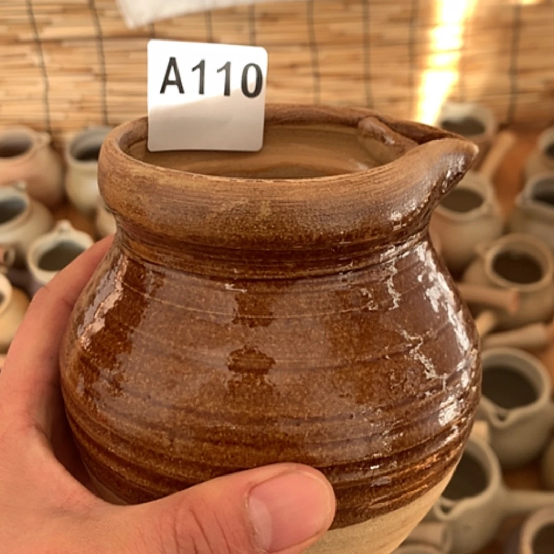 【闪购商品】土陶泥塑大号，手捏壶 500毫升