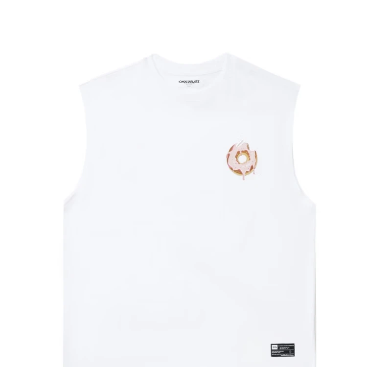 it :CHOCOOLATE男女同款圆领无袖背心2024夏季新款简约基础款