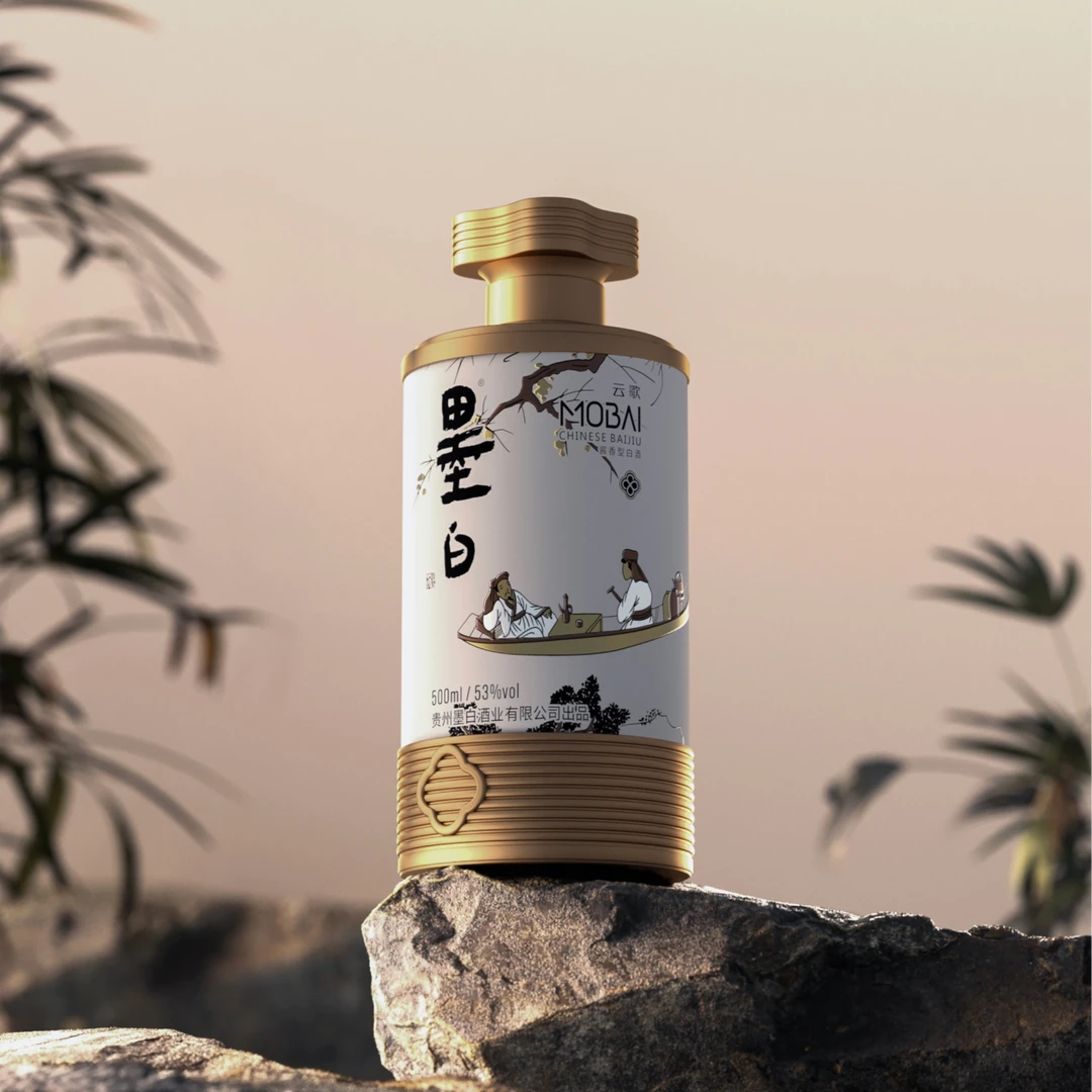 墨白云歌酱香型白酒口粮酒送礼精品53度500ml